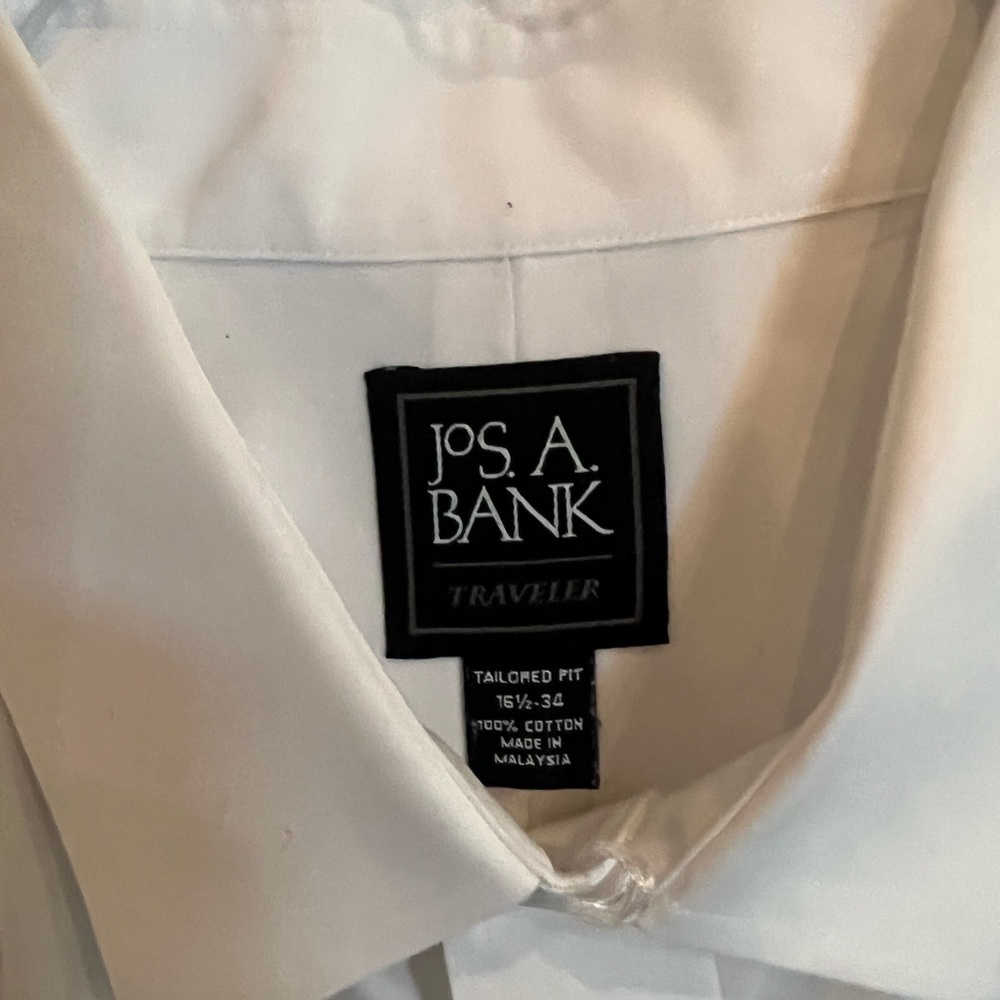 Men’s Dress Shirt - jos a banks - 16 1/2 x 34
